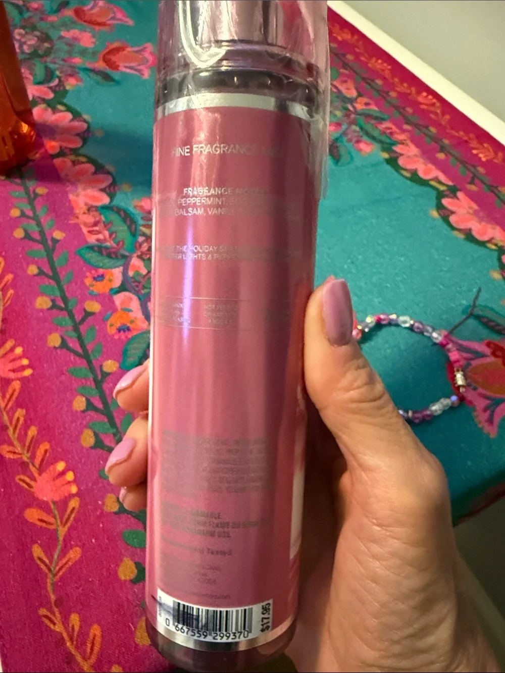Bath & Body Works Pink Twist of Peppermint Body Mist